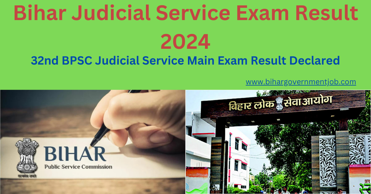 Bihar Judicial Service Exam Result 2024